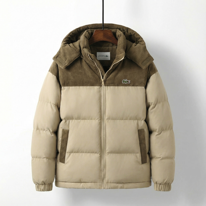 Klassische Lacoste-Winterjacke